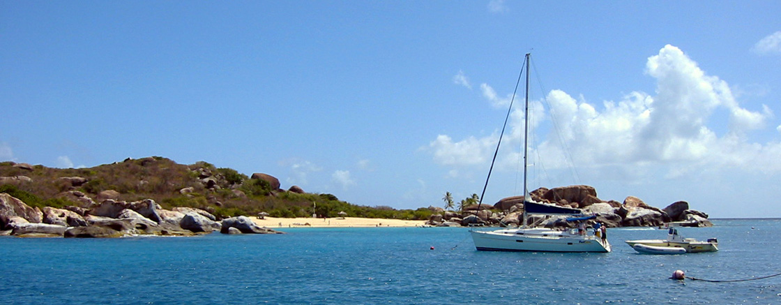 Caribbean anchorage photo